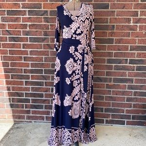 Pink Blush maternity maxi dress